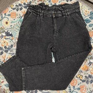 Who What Wear Charcoal Straight Leg Jeans